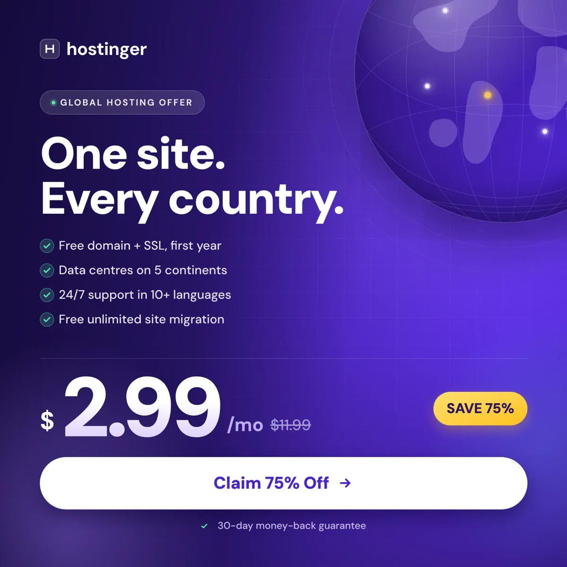 hostinger mobile offer