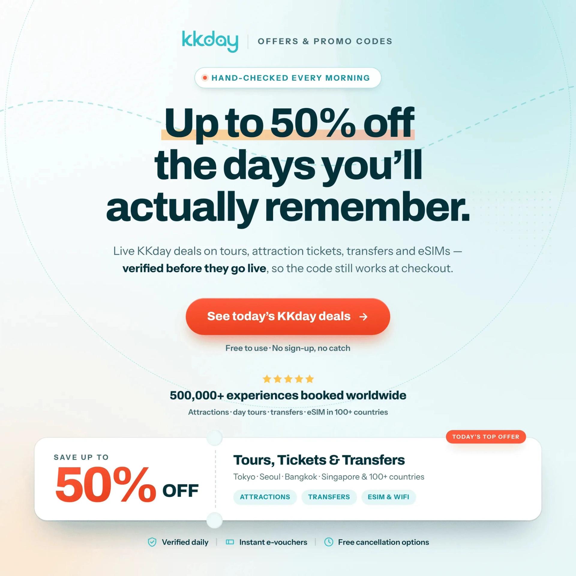 kkday mobile banner offer