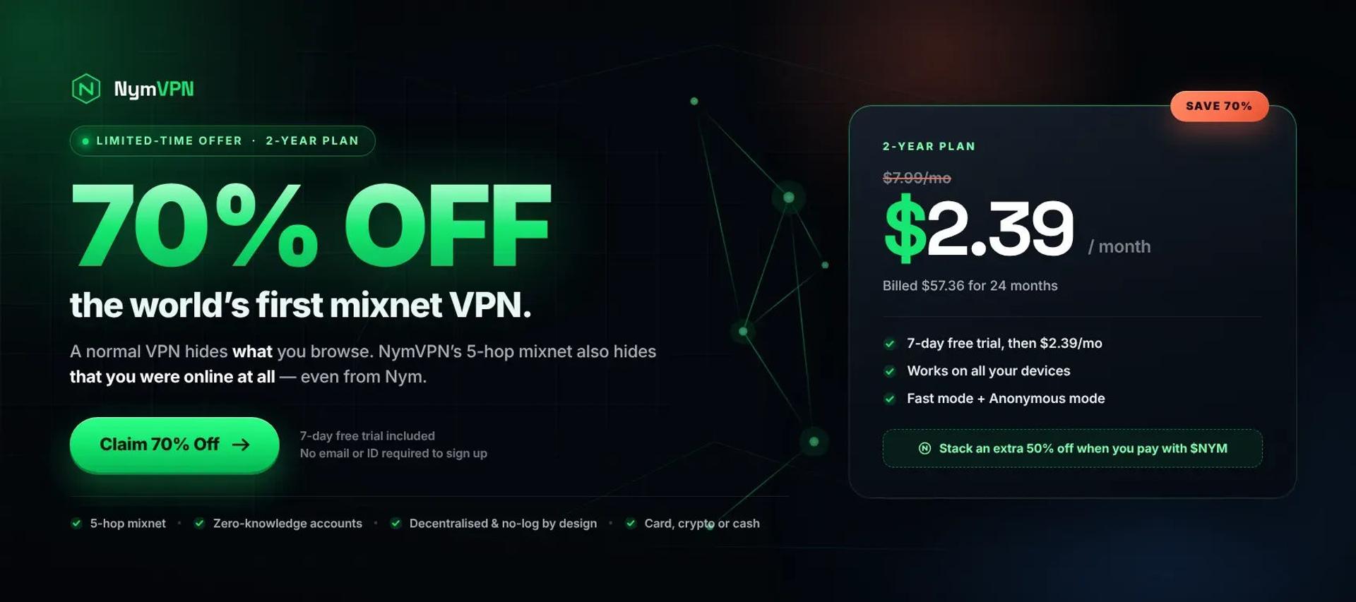 nymvpn desktop banner offer